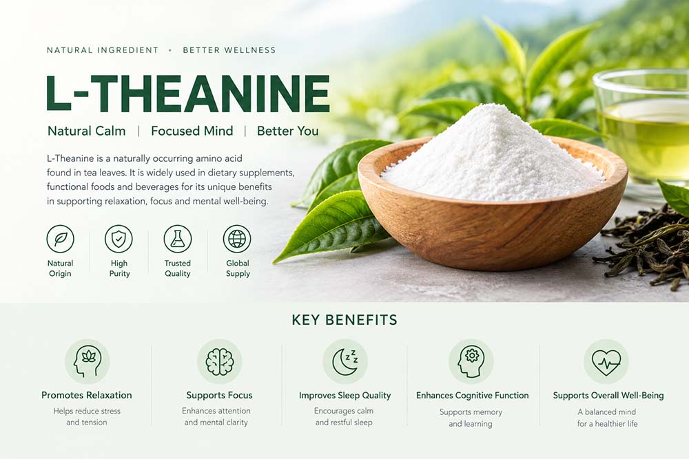 L-Theanine Powder 98% | China Supplier | Khonor Chemicals